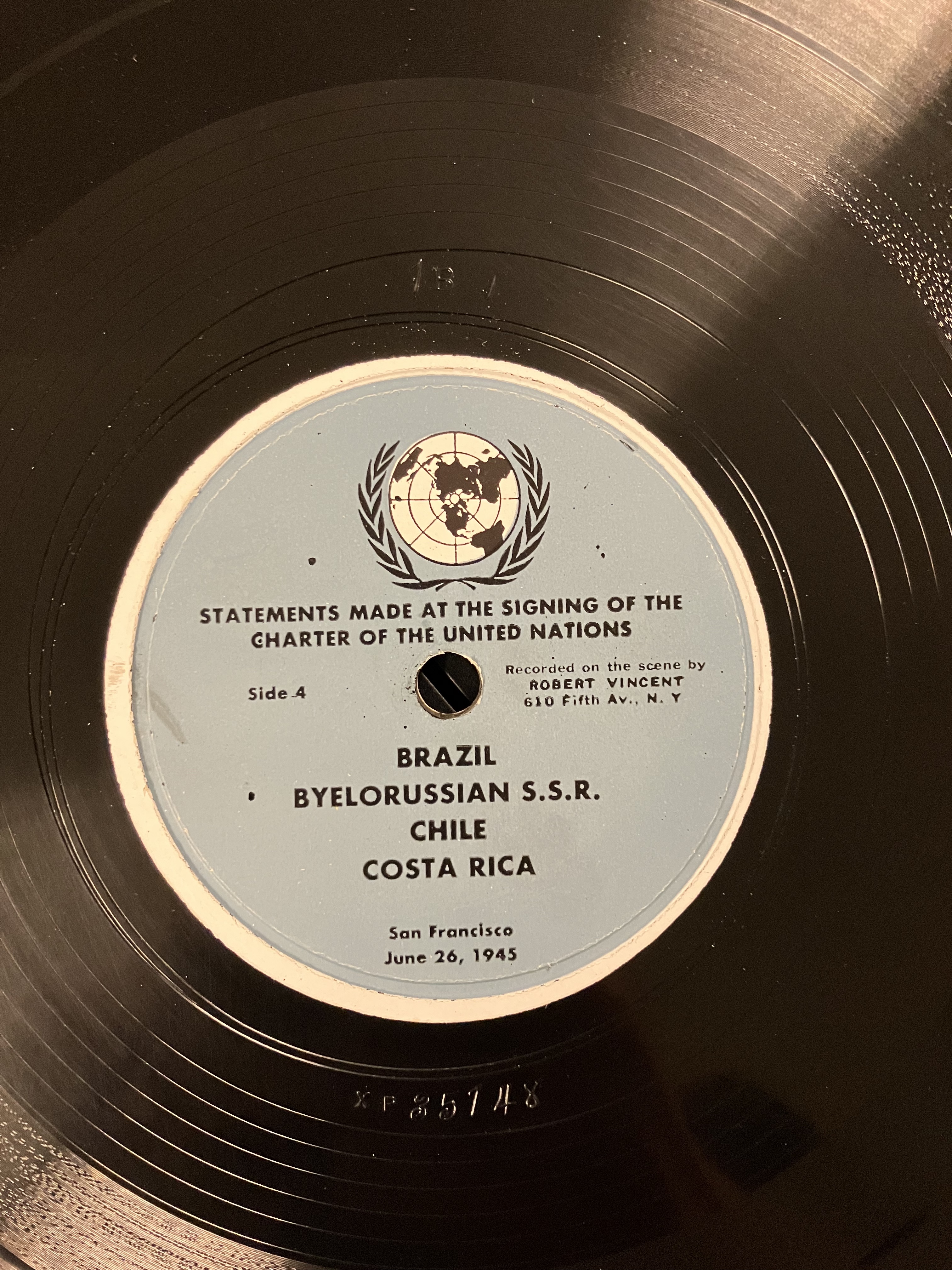 Brazil, Byelorussian S.S.R., Chile, Costa Rica - Statements Made at the Signing of the Charter of the United Nations