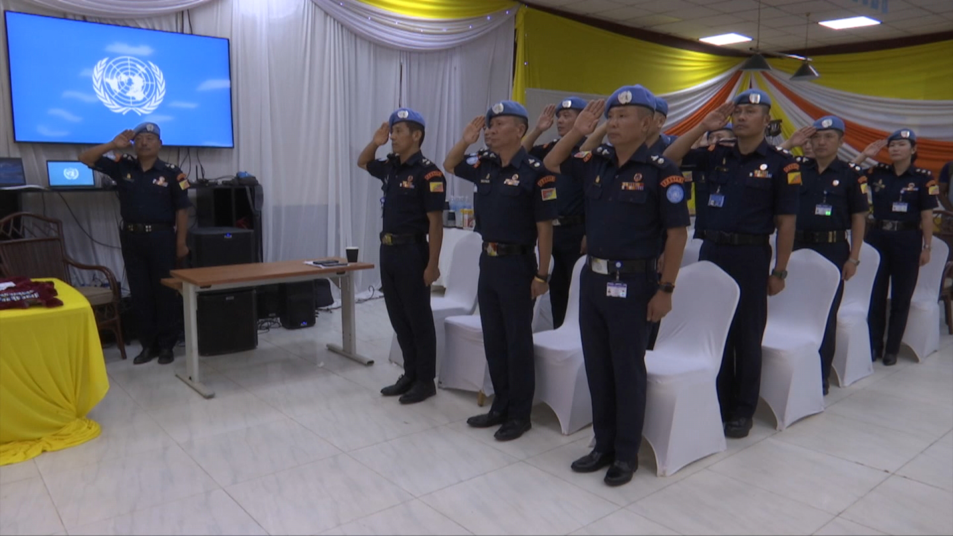 SOUTH SUDAN /  BHUTAN MEDAL CEREMONY 