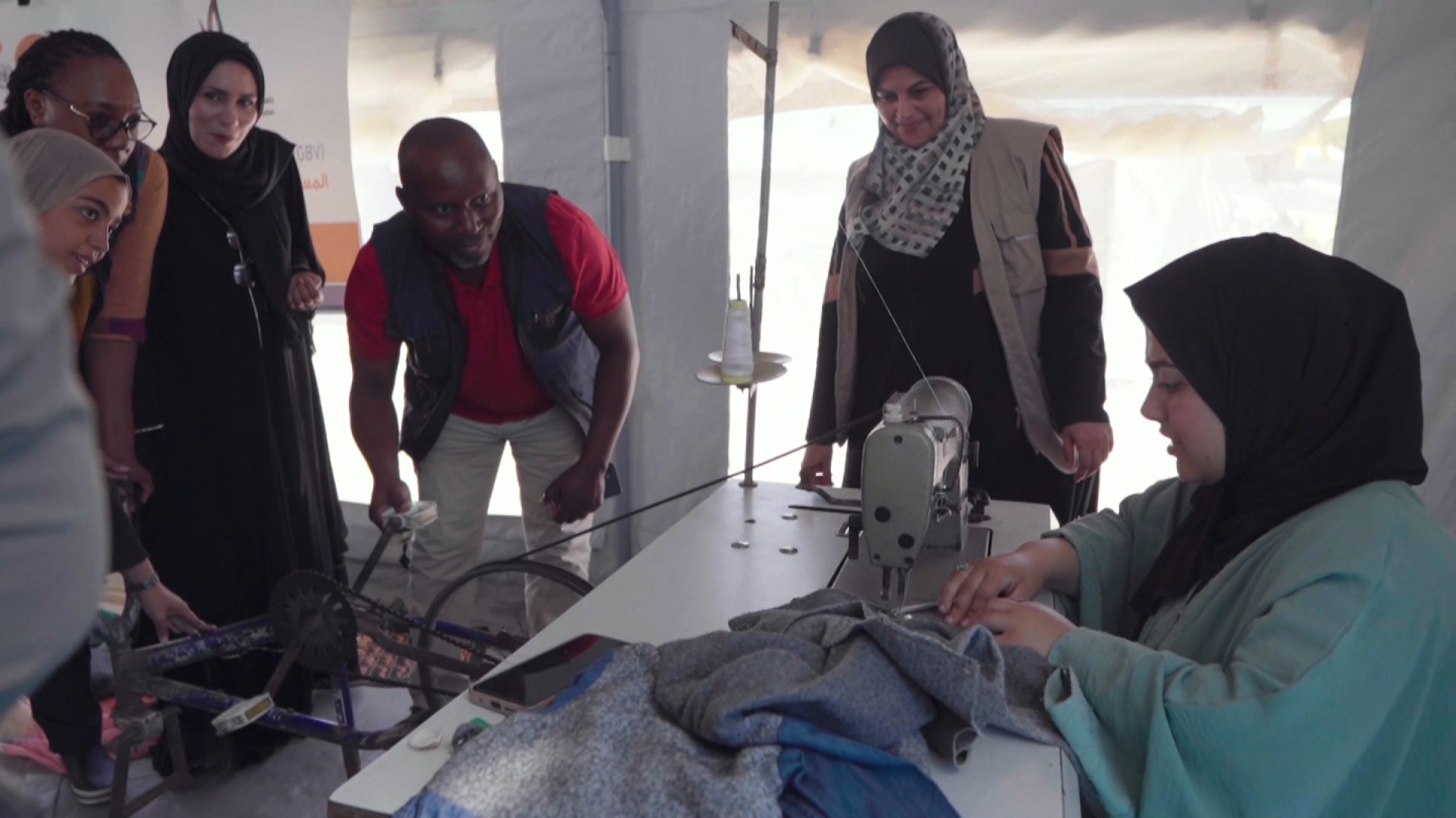 UN / GAZA POPULATION FUND VISIT