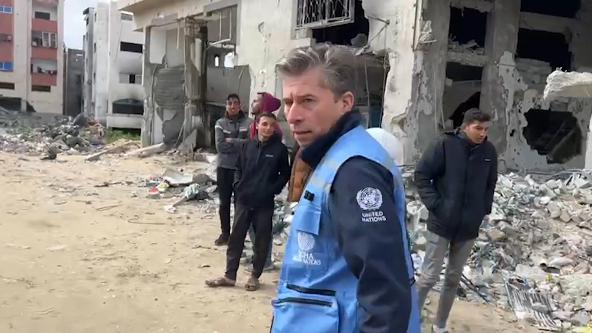 OCHA / FLETCHER GAZA VISIT